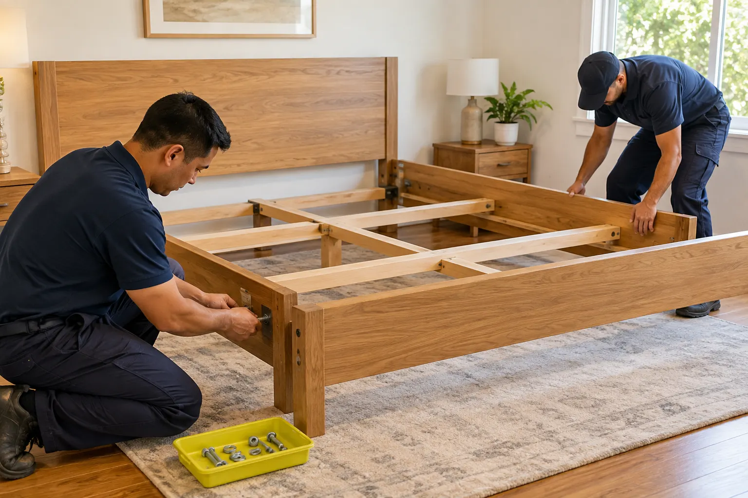 Bed Frame Removal service scene